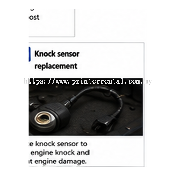 Knock Sensor Replacement