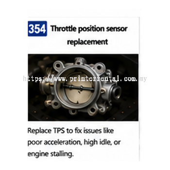 354 Throttle Position Sensor Replacement