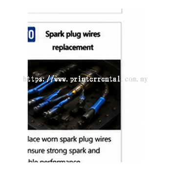 370 Spark Plug Wires Replacement