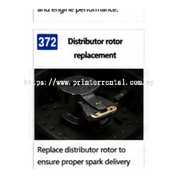 372 Distributor Rotor Replacement