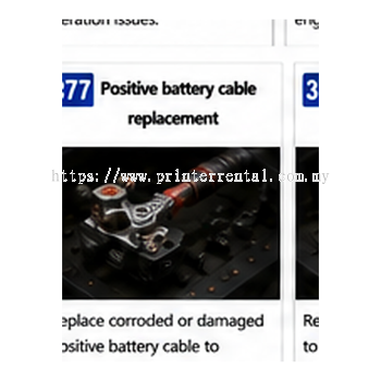 377 Positive Battery Cable Replacement