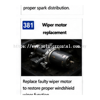 381 Wiper Motor Replacement