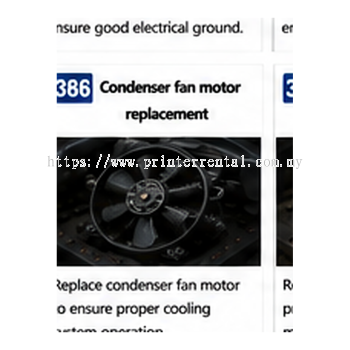 386 Condenser Fan Motor Replacement