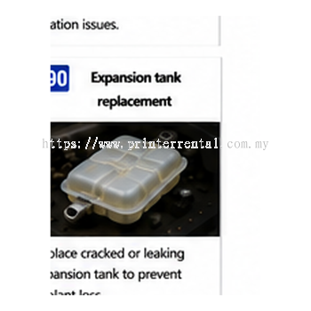 390 Expansion Tank Replacement