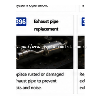 396 Exhaust Pipe Replacement