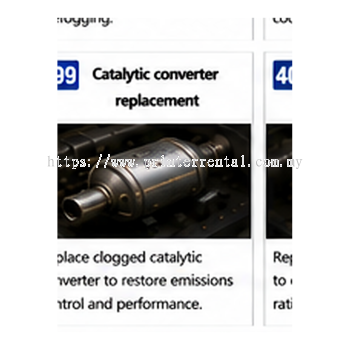 399 Catalytic Converter Replacement