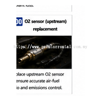 400 O2 Sensor Upstream Replacement