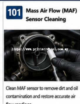 Mass Air Flow Maf Sensor Cleaning