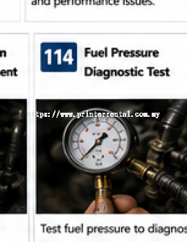 Fuel Pressure Diagnostic Test