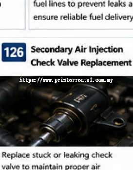 Secondary Air Injection Check Valve Replacement