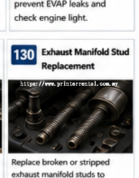 Exhaust Manifold Stud Replacement