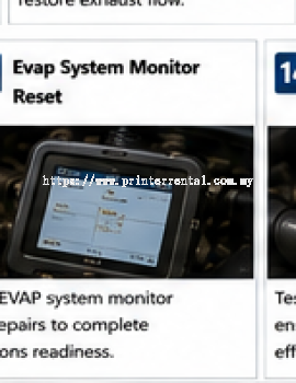 EVAP System Monitor Reset