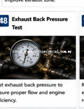 Exhaust Back Pressure Test