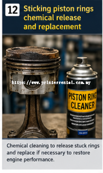 Sticking Piston Rings Chemical Release And Replacement