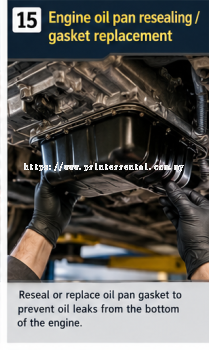 Engine Oil Pan Resealing Gasket Replacement