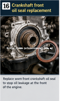 Crankshaft Front Oil Seal Replacement