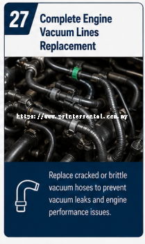 Complete Engine Vacuum Lines Replacement