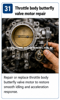Throttle Body Butterfly Valve Motor Repair