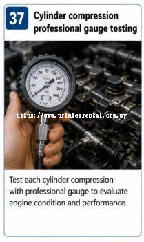 Cylinder Compression Professional Gauge Testing