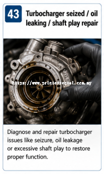 Turbocharger Seized Oil Leaking Shaft Play Repair