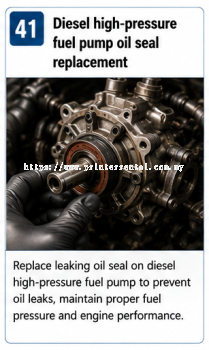 Diesel High Pressure Fuel Pump Oil Seal Replacement