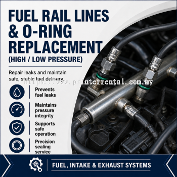 Fuel Rail Lines And O Ring Replacement