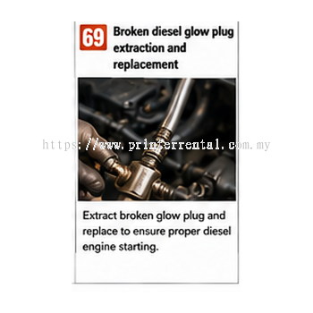 Broken Diesel Glow Plug Extraction And Replacement