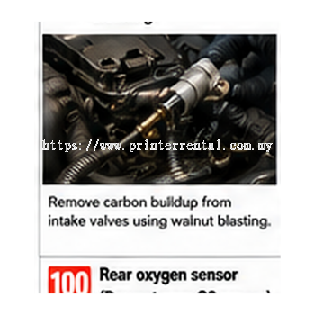 Intake Valve Walnut Blasting Deep Carbon Cleaning
