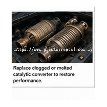 Clogged Melted Catalytic Converter Replacement