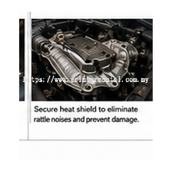 Exhaust Heat Shield Rattle Fix And Fastening