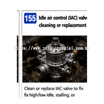 Idle Air Control Iac Valve Cleaning Or Replacement