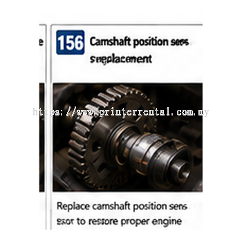 Camshaft Position Sensor Replacement