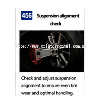 Suspension Alignment Check