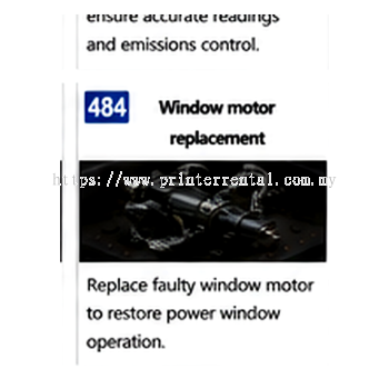 Window Motor Replacement