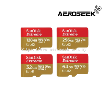 SanDisk Extreme GO SDXC UHS-I A2 32GB / 64GB / 128GB / 256GB / 512GB / 1TB / 2TB