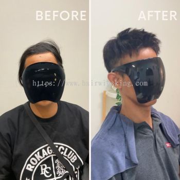 Elite Hair Wig Before & After | Natural Hair Loss Solution in Kuala Lumpur, Selangor, Johor & Singapore