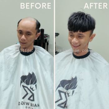Lazy Wig Before & After | Easy Wear Natural Hair Wig Transformation in Malaysia