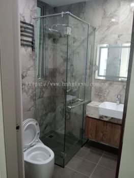 frameless tempered glass shower screen