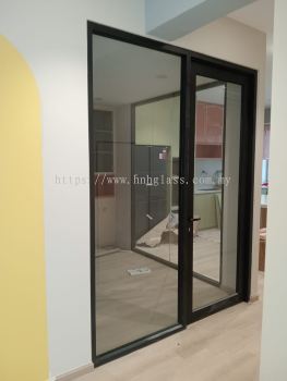 black colour aluminium frame