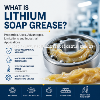 What Is Lithium Soap Grease? Properties, Uses, Advantages, Limitations and Temperature Range