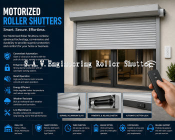 Motorized Roller Shutters
