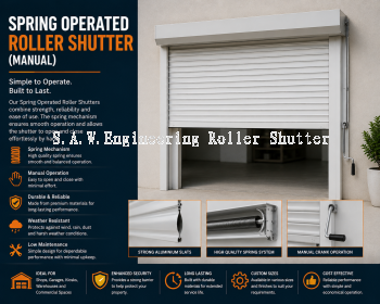 Spring Operated Roller Shutter (Manual)