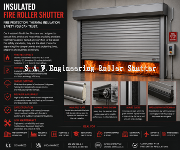Insulated Fire Roller Shutter