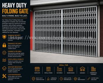 Heavy Duty Folding Gate
