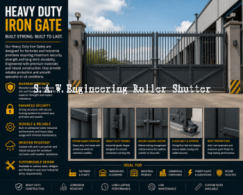 Heavy Duty Iron gate