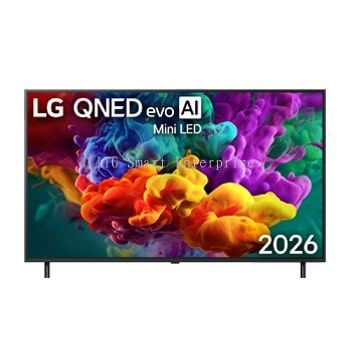65QNED86BSA 65 inch LG QNED evo AI Mini LED QNED86 4K Smart TV 2026 (Monthly Subscription)