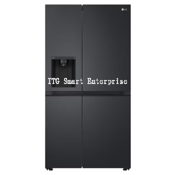 GC-L257KQKR 635l Side by Side Fridge in Matte Black (Monthly Subscription)