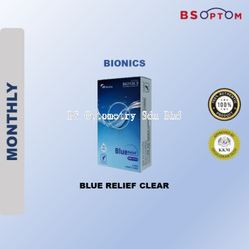 Bionics Blue Relief Contact Lens