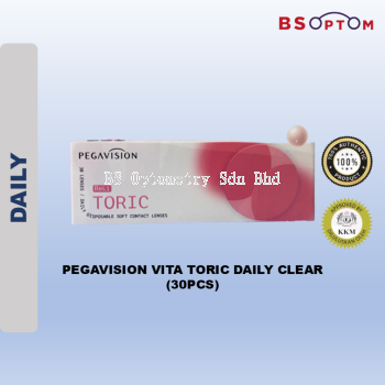 Pegavision Vita Toric Daily Clear Contact Lens (30pcs)
