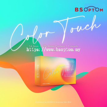 BIONICS Color Touch Monthly Color Contact Lens (2pcs)